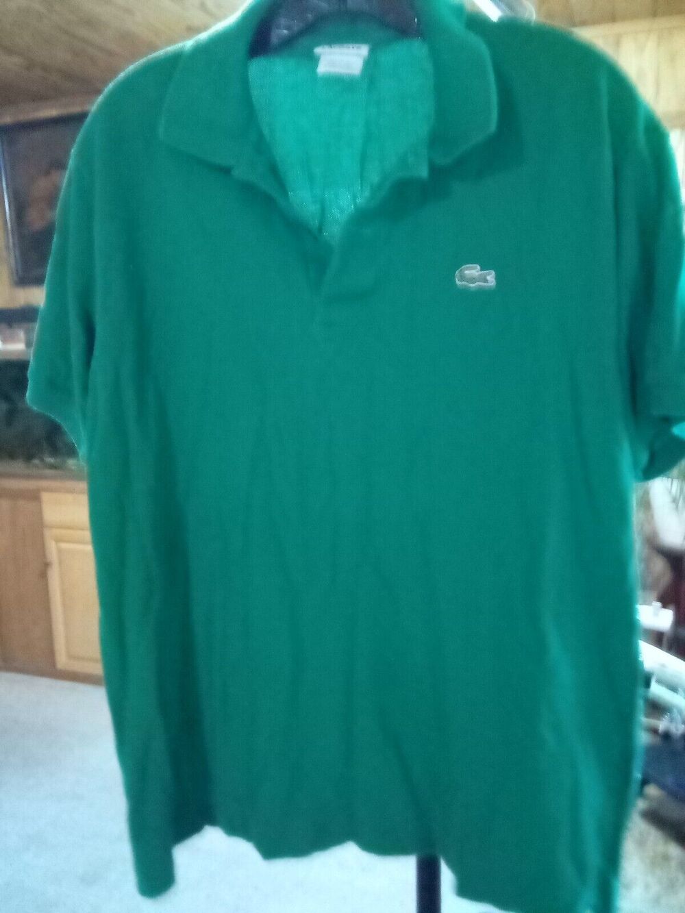 Lacoste Polo Shirt 6 Green Cotton Classic Short Sleeve